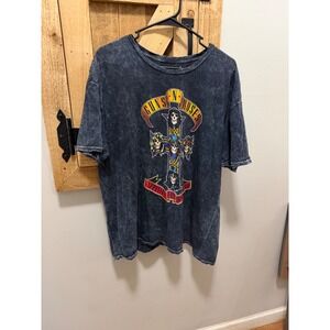 Bravado Guns N Roses Appetite For Destruction Acid Wash Graphic T-Shirt XL #87